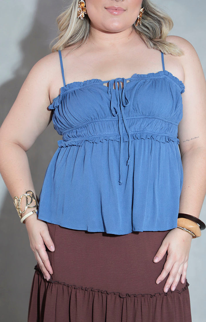 Blusa azul - BLUSA XL Boutiquemirel 