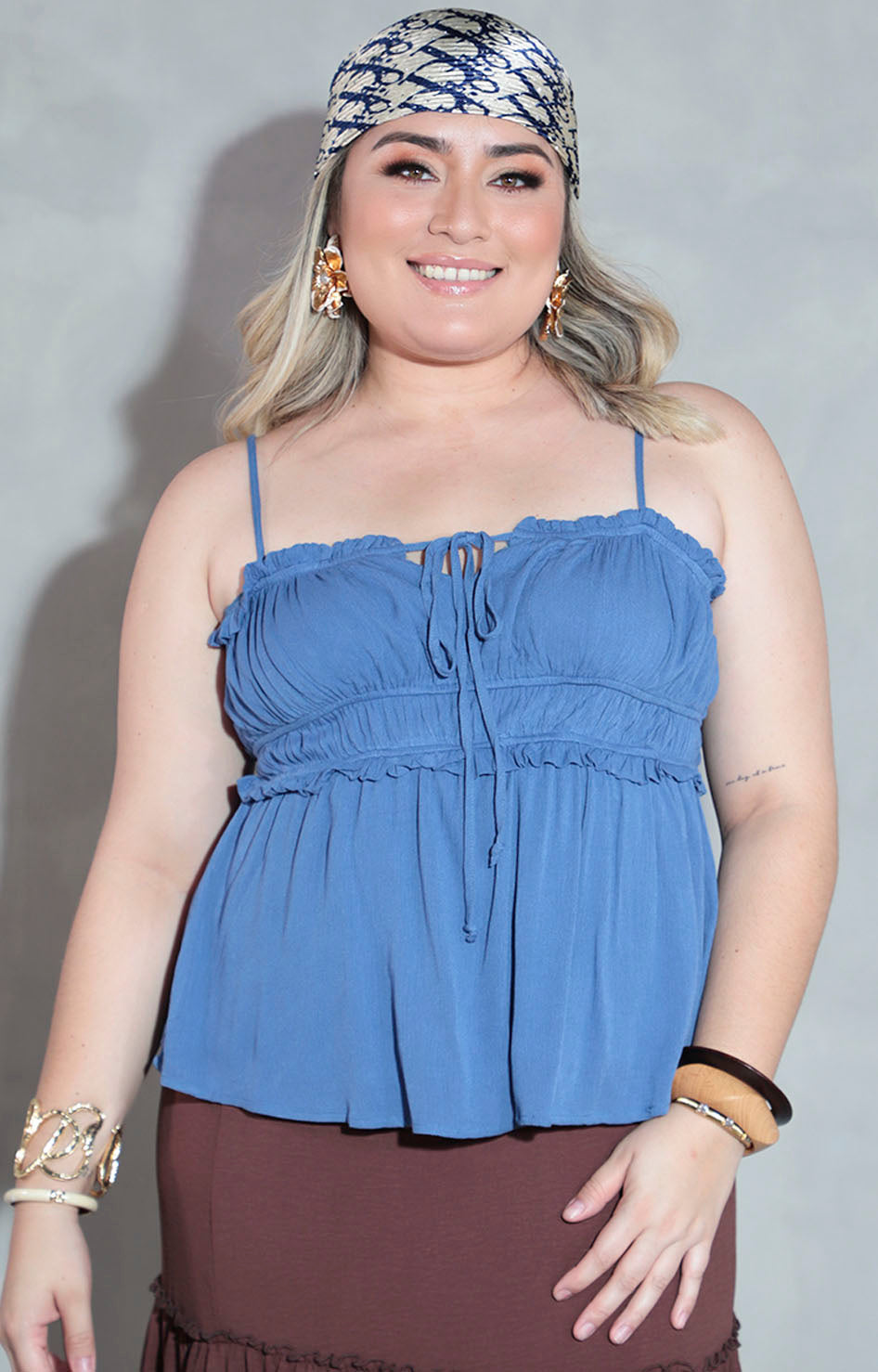 Blusa azul - BLUSA XL Boutiquemirel 