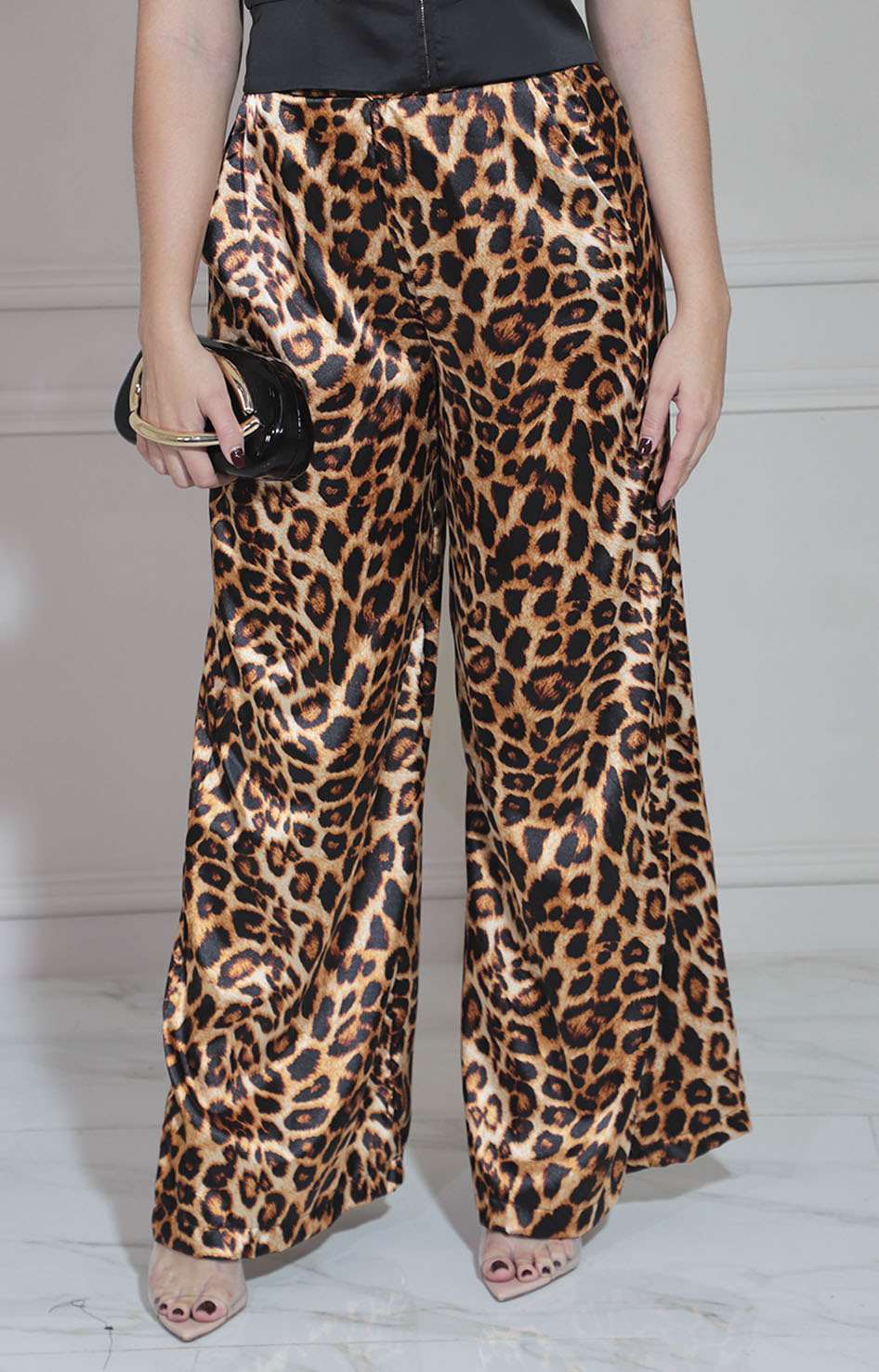 Pantalón cheeta satinado