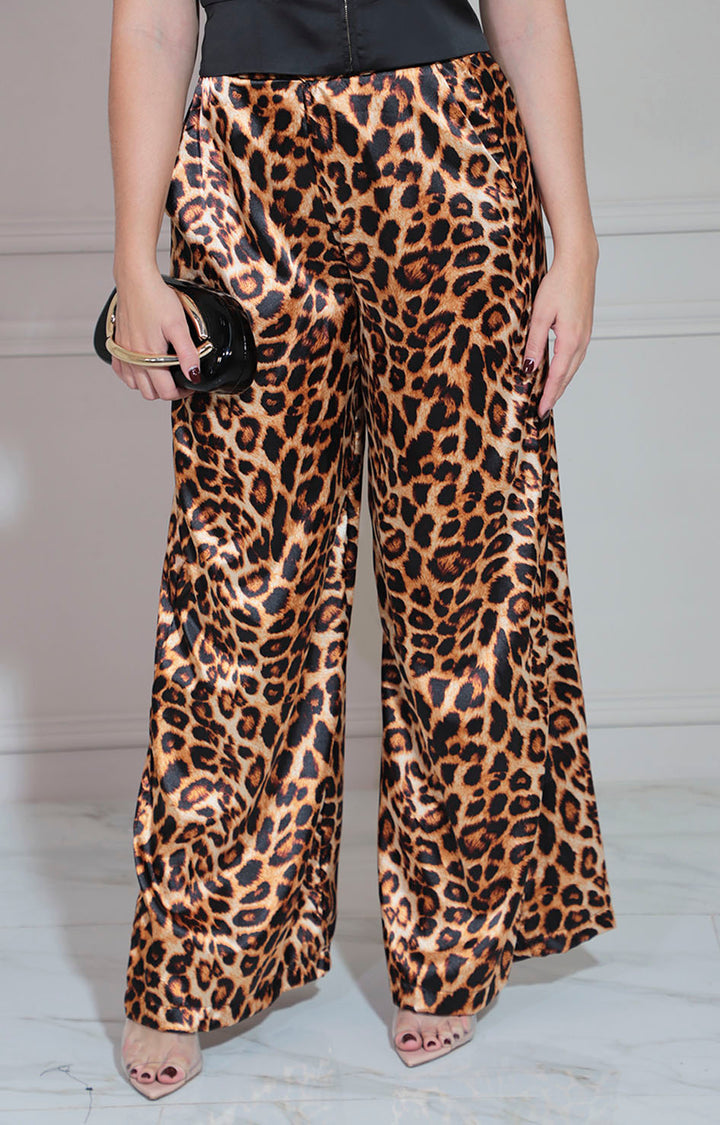 Pantalón cheeta satinado