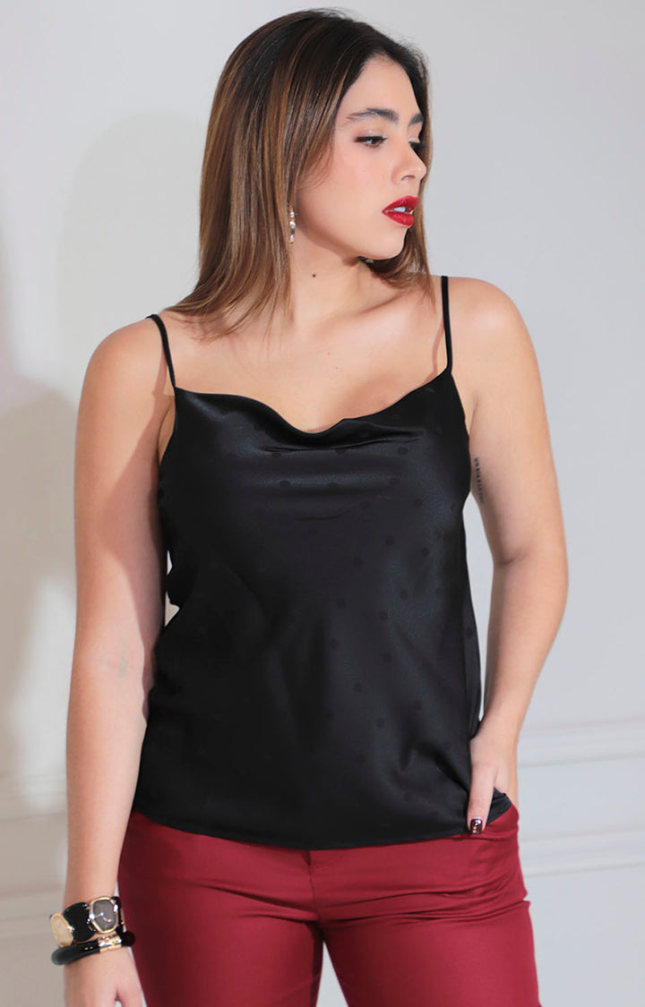 Blusa negro de tirantes
