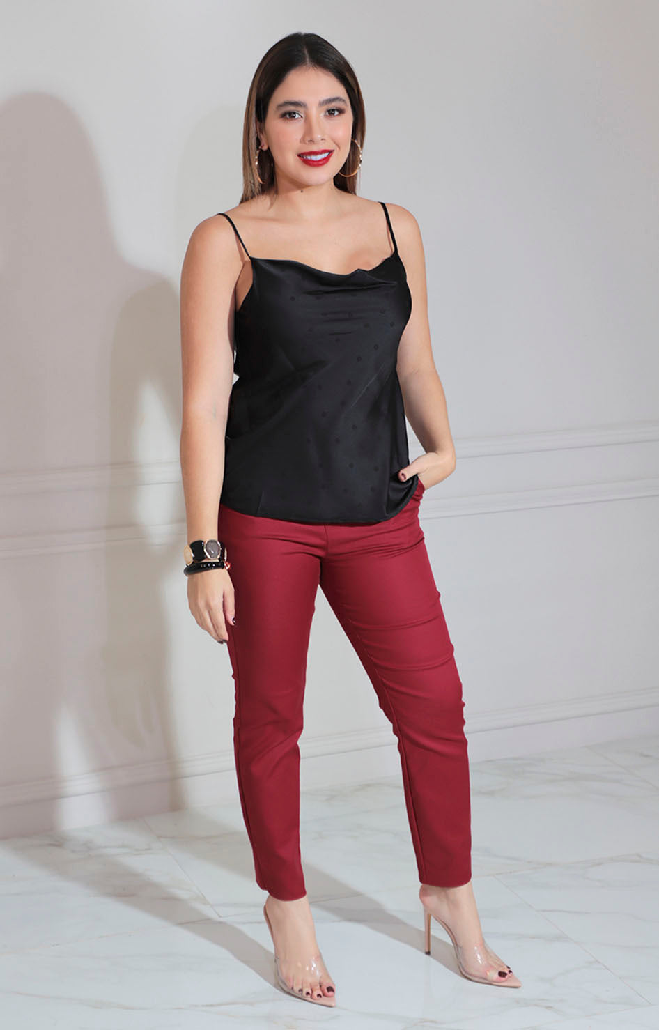 Blusa negro de tirantes