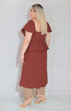 Blusón café - BLUSA XL Boutiquemirel 