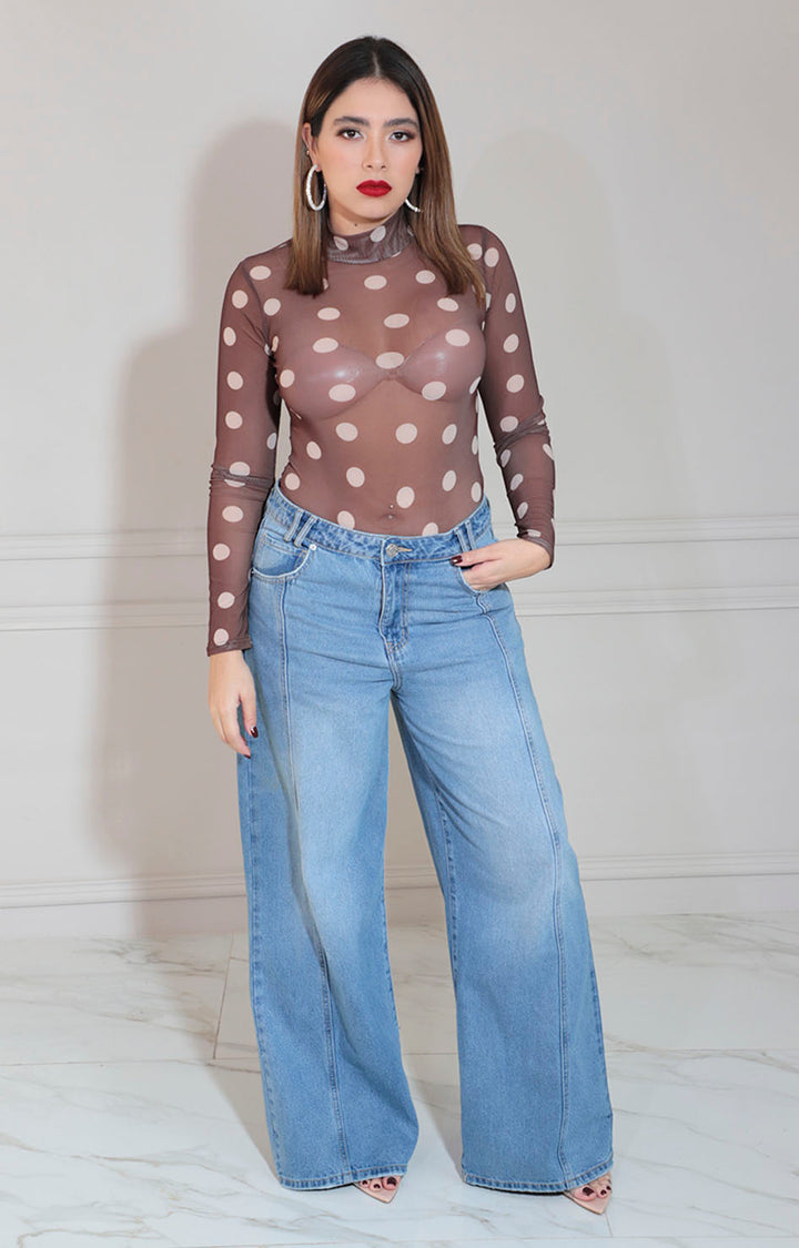 Pantalón de mezclilla recto