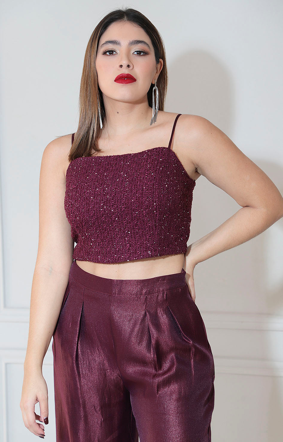 Conjunto formal vino