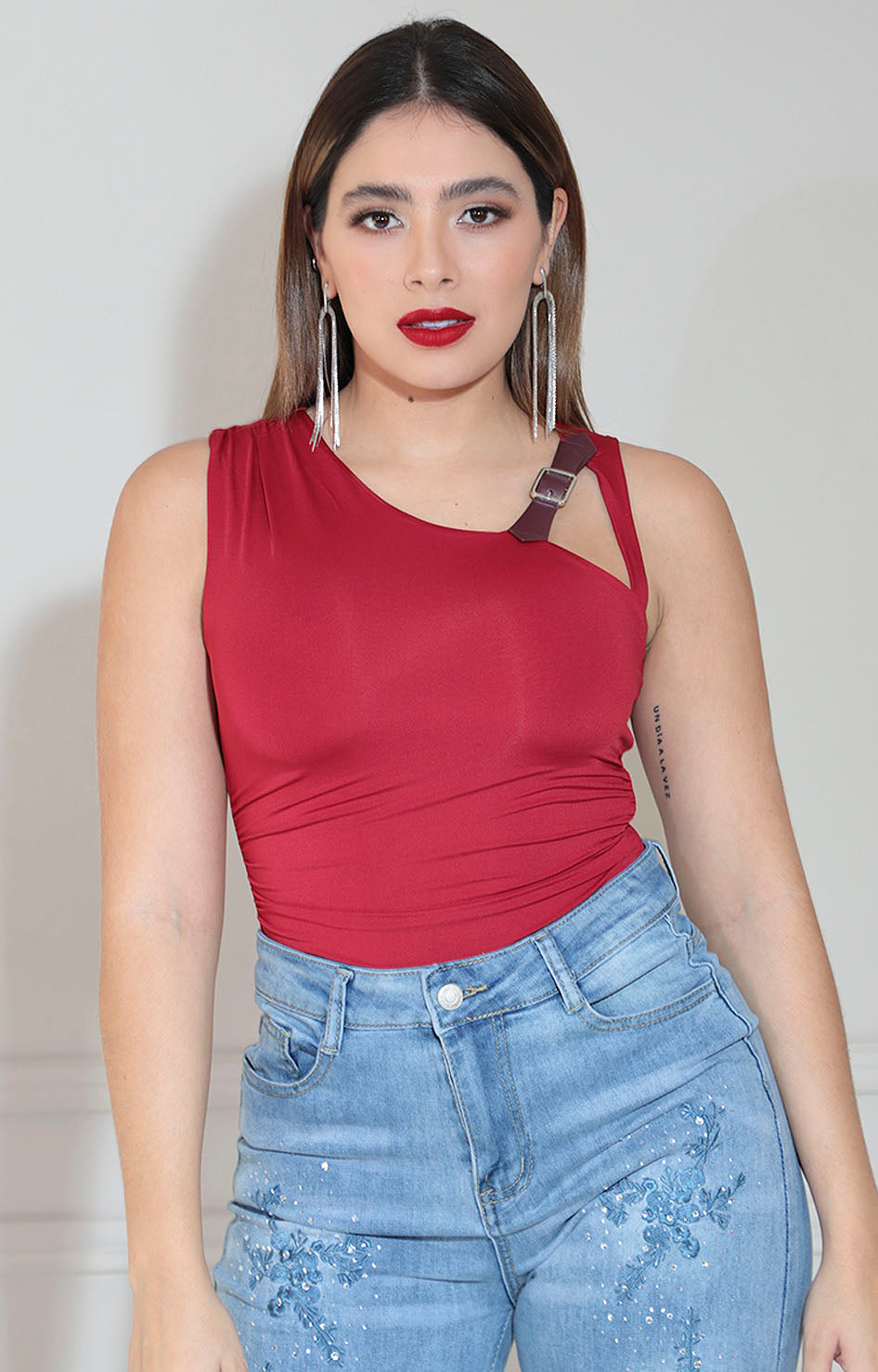Pantiblusa roja - BLUSA Boutiquemirel 