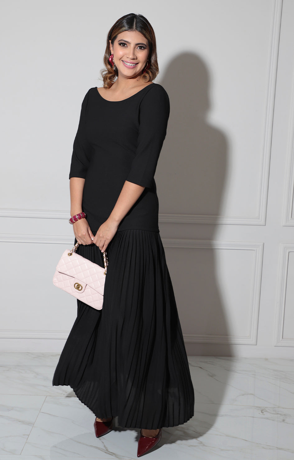 Vestido negro largo - VESTIDO Boutiquemirel 