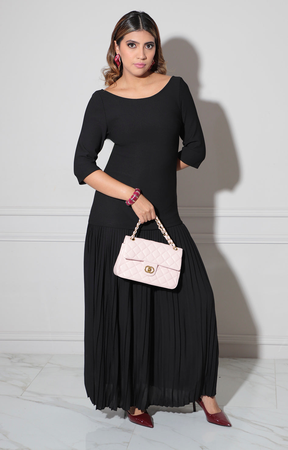 Vestido negro largo - VESTIDO Boutiquemirel 
