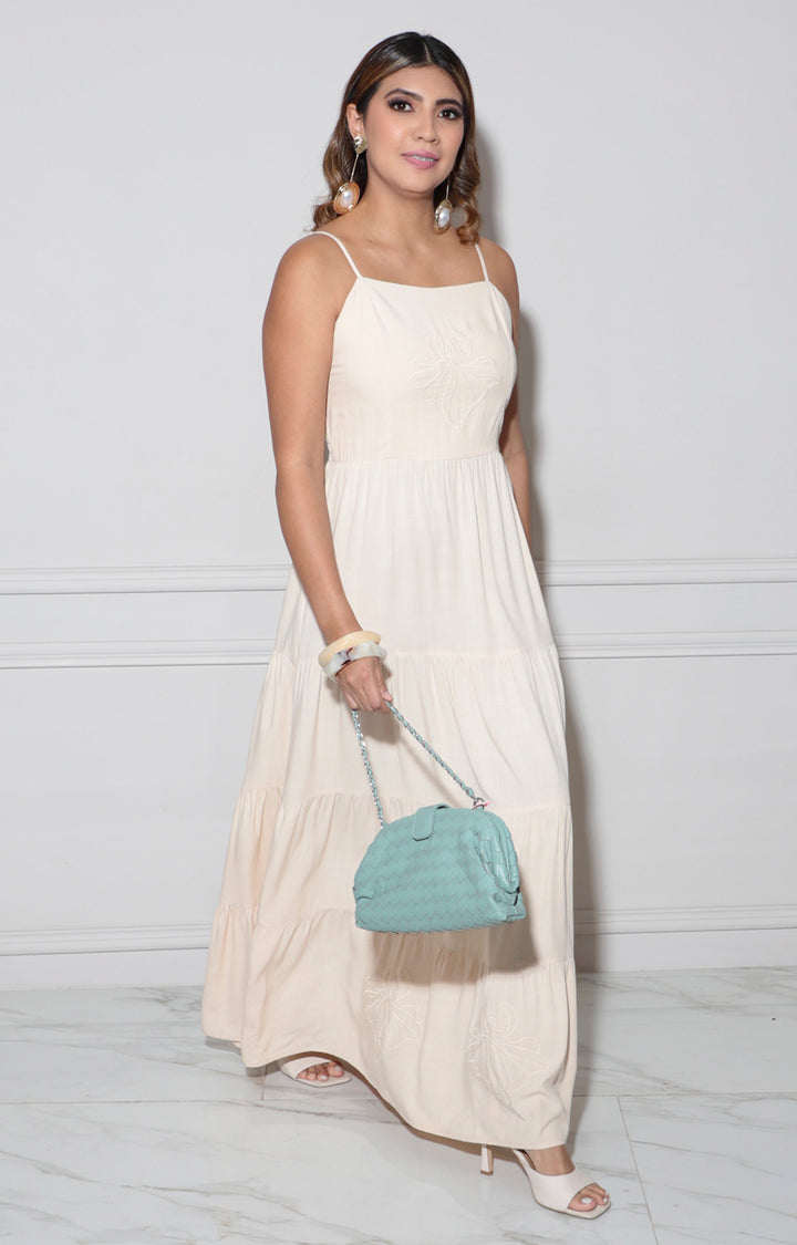 Vestido beige - VESTIDO Boutiquemirel 