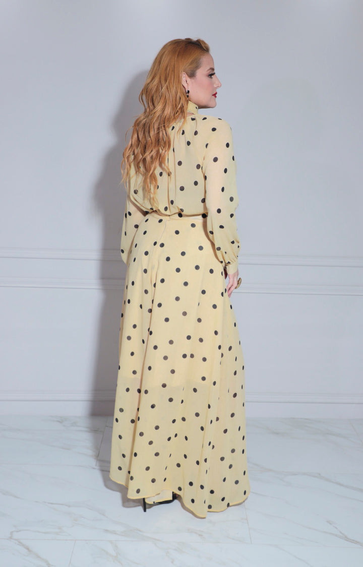 Conjunto beige estampado