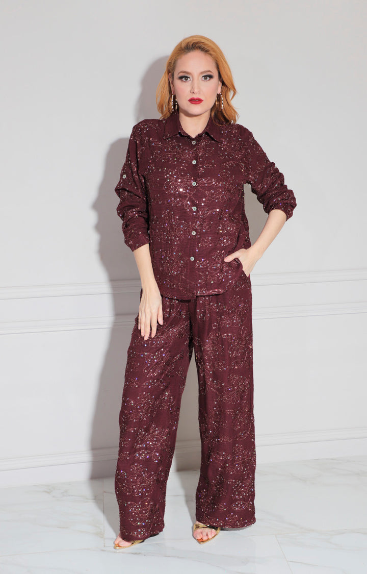 Conjunto vino estampado