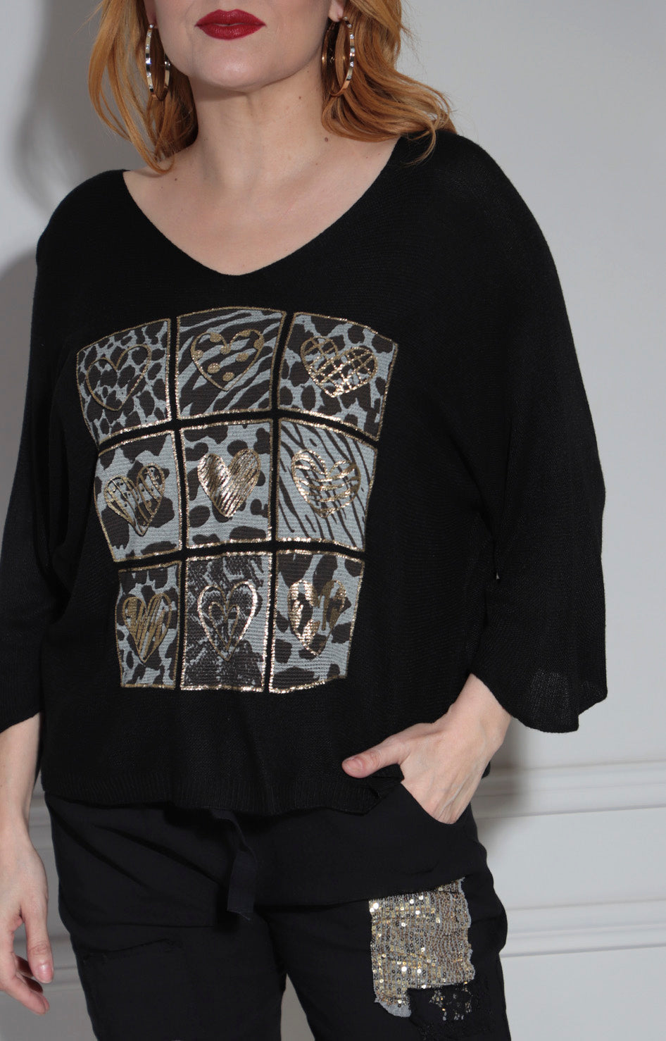 Conjunto negro estamapdo