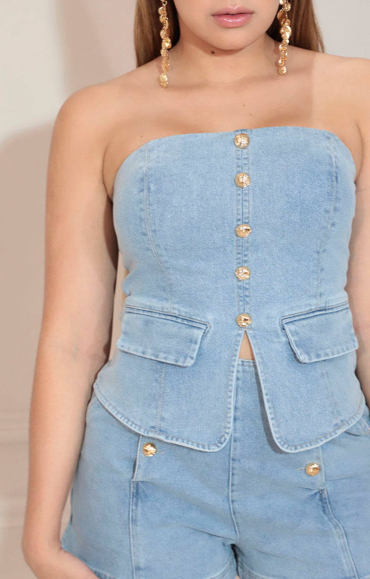 Conjunto denim - BLUSA Boutiquemirel 