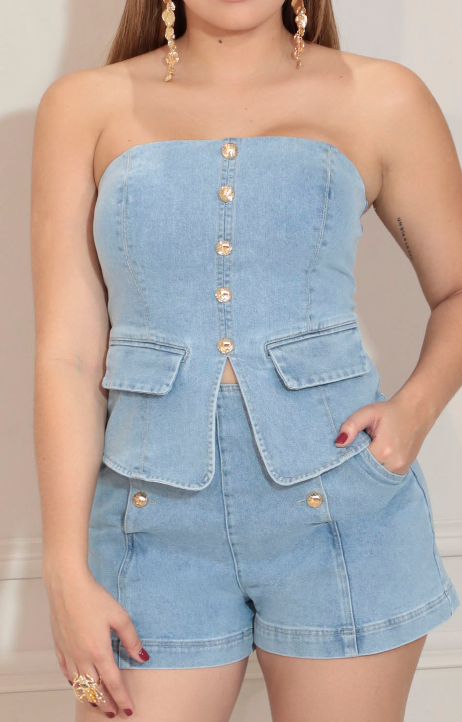Conjunto denim - BLUSA Boutiquemirel 