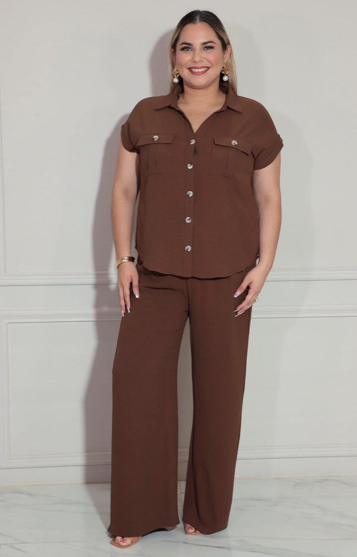 Conjunto café - CONJUNTO XL Boutiquemirel 