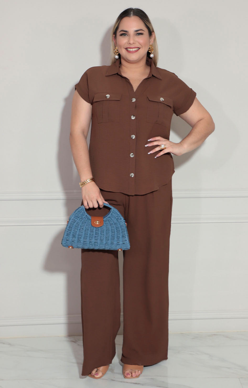 Conjunto café - CONJUNTO XL Boutiquemirel 