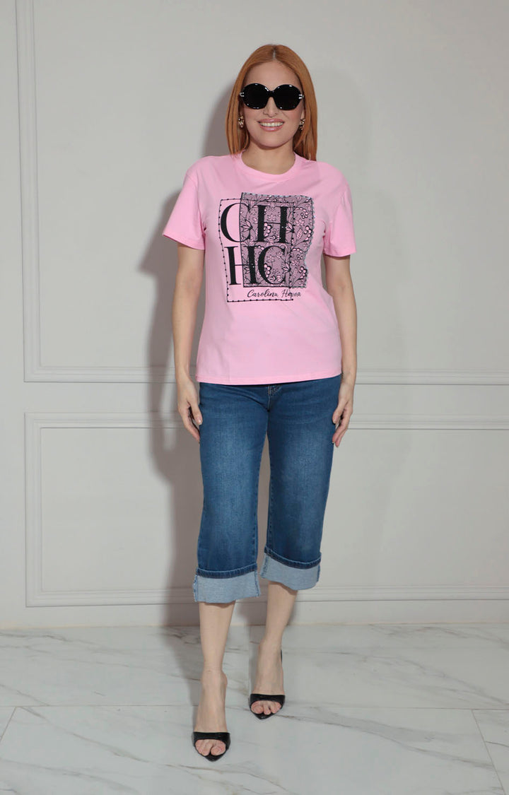 Blusa rosa con brillos - BLUSA Boutiquemirel 