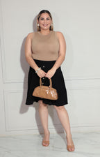 Falda negra con botones - FALDA XL Boutiquemirel 