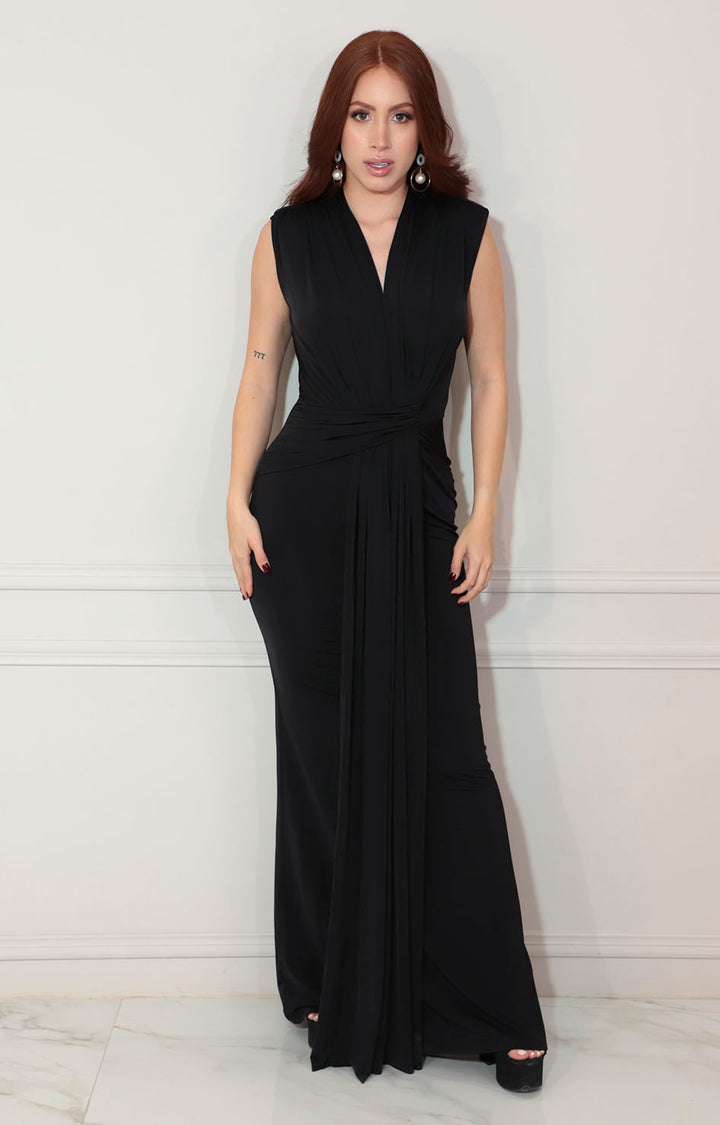 Vestido largo negro - VESTIDO Boutiquemirel 