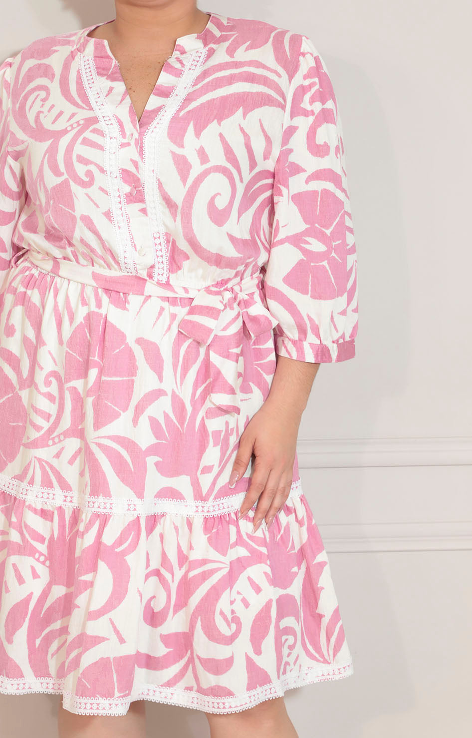 Vestido blanco con flores - VESTIDO XL Boutiquemirel 