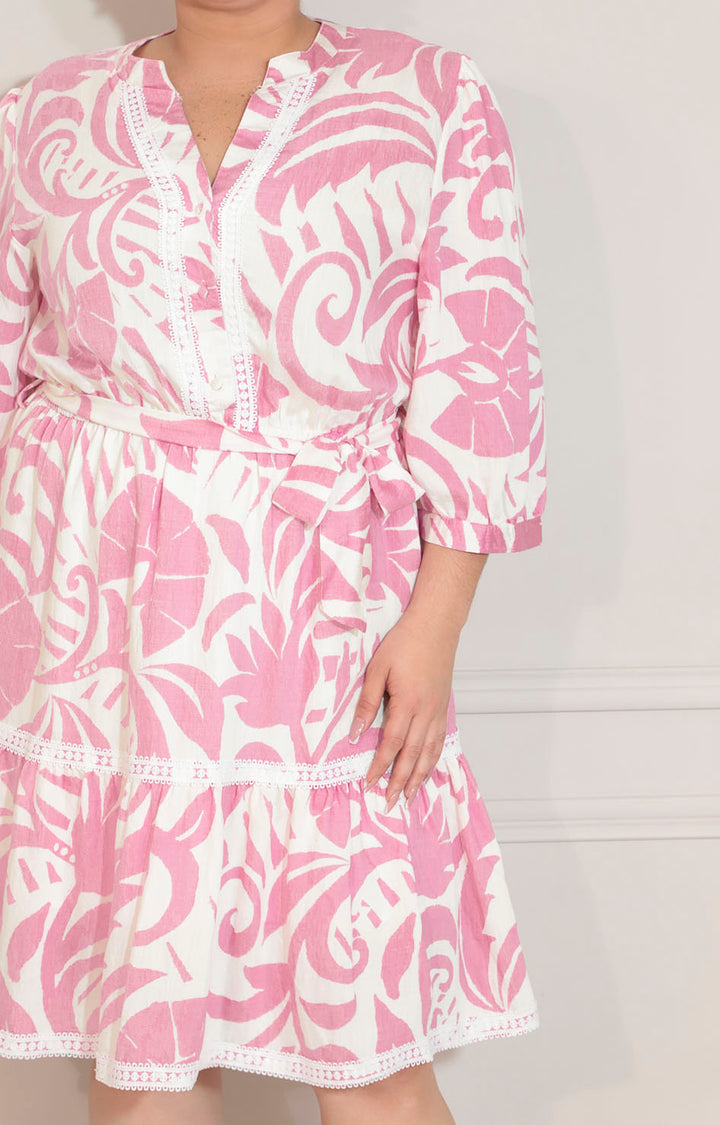 Vestido blanco con flores - VESTIDO XL Boutiquemirel 