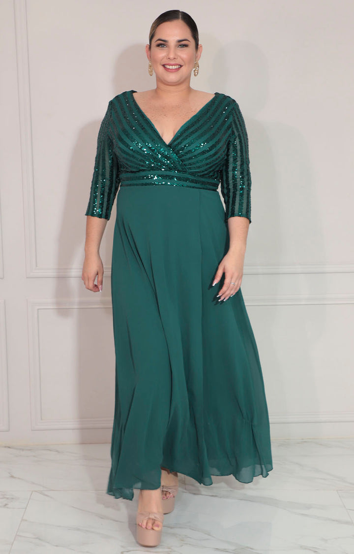 Vestido verde de gala - VESTIDO XL Boutiquemirel 