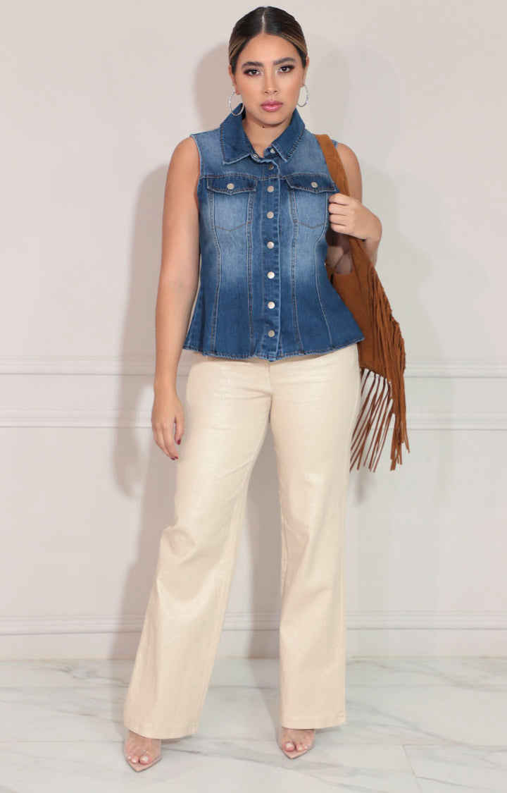 Blusa denim - BLUSA Boutiquemirel 