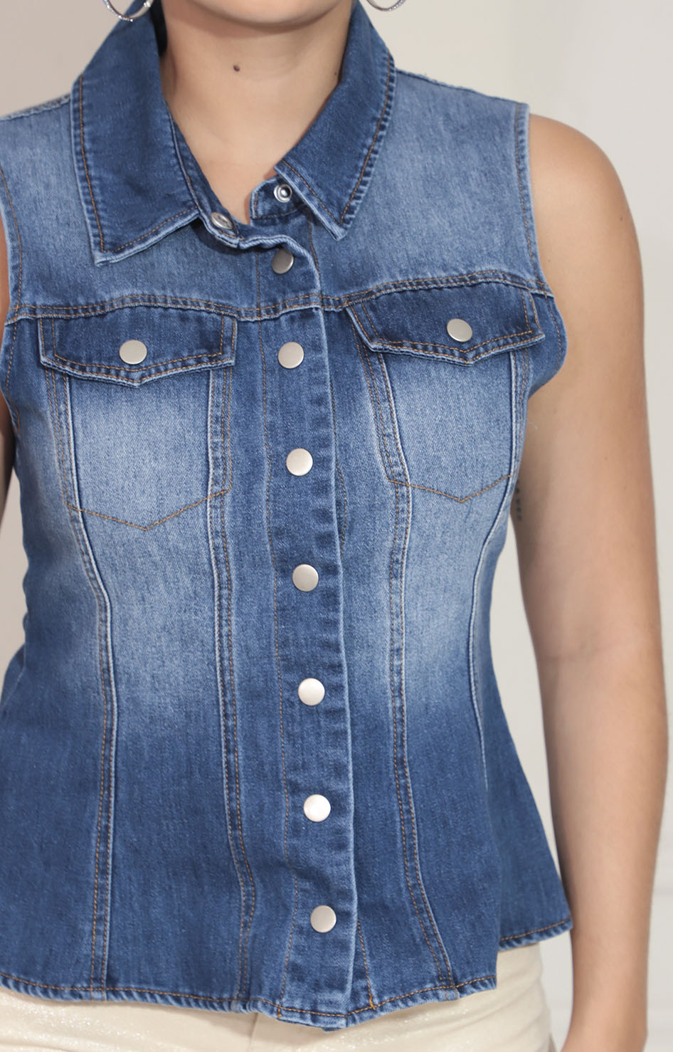 Blusa denim - BLUSA Boutiquemirel 