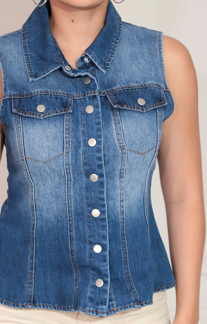 Blusa denim - BLUSA Boutiquemirel 