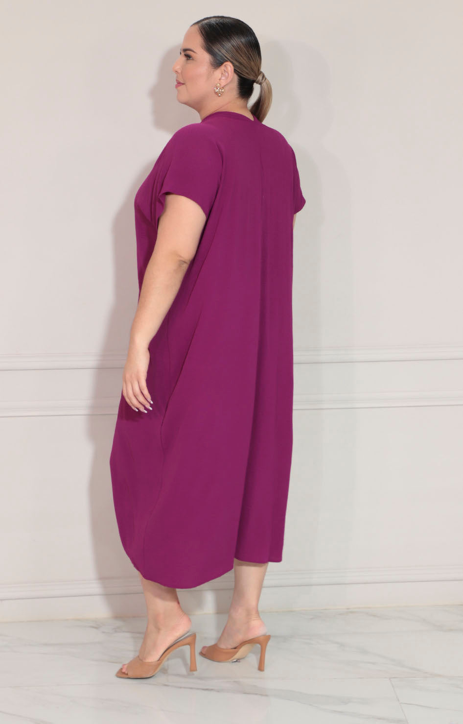 Vestido túnica magenta - VESTIDO XL Boutiquemirel 