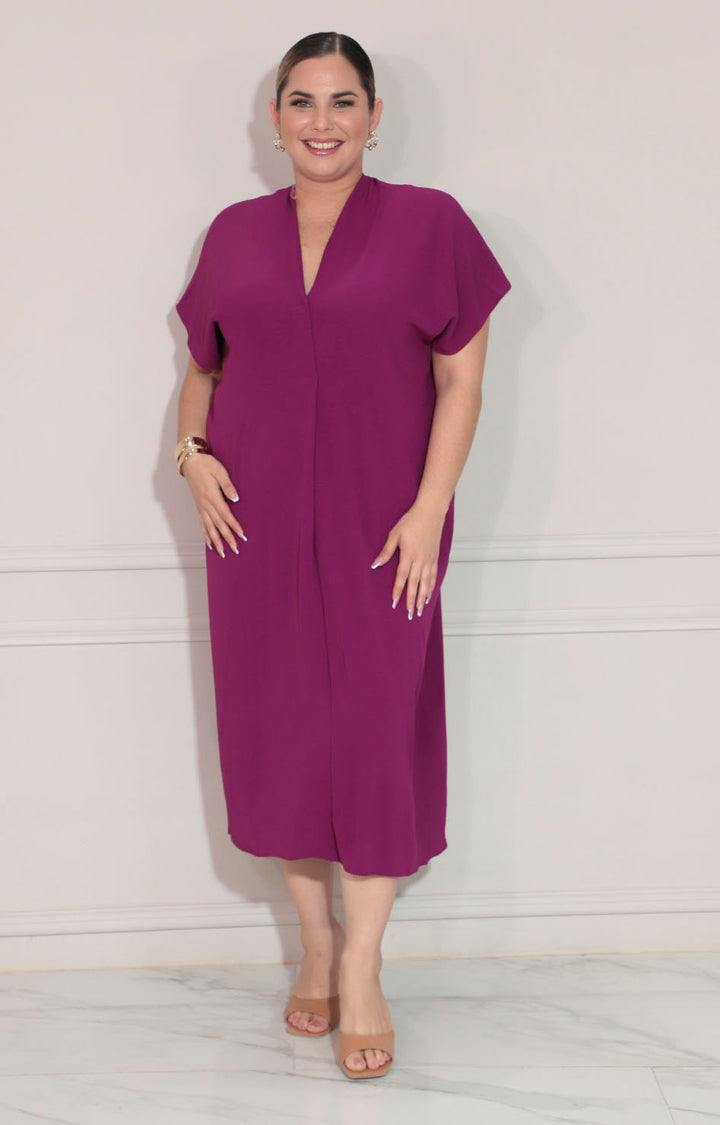 Vestido túnica magenta - VESTIDO XL Boutiquemirel 