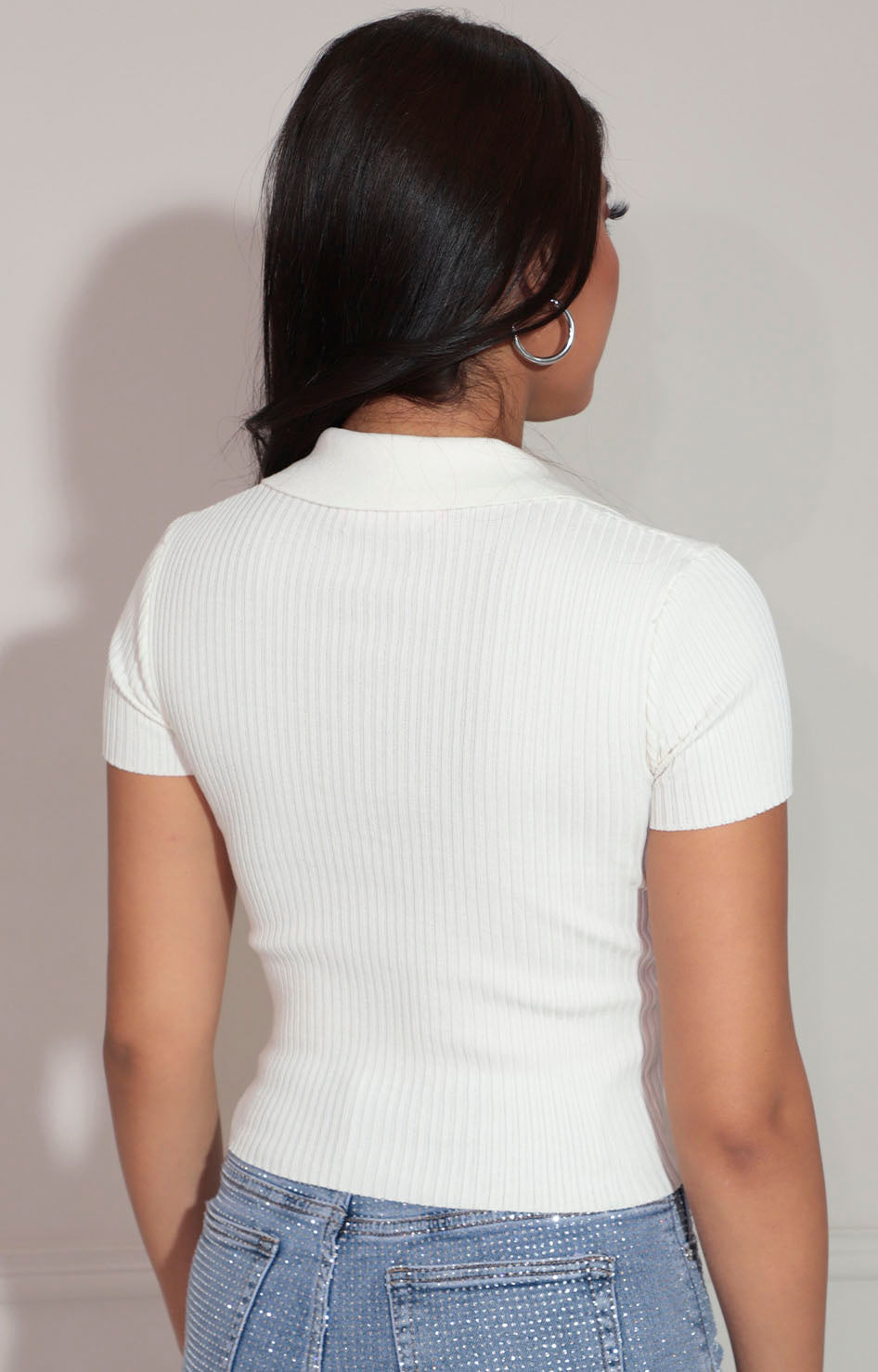 Blusa beige con cierre - BLUSA Boutiquemirel 
