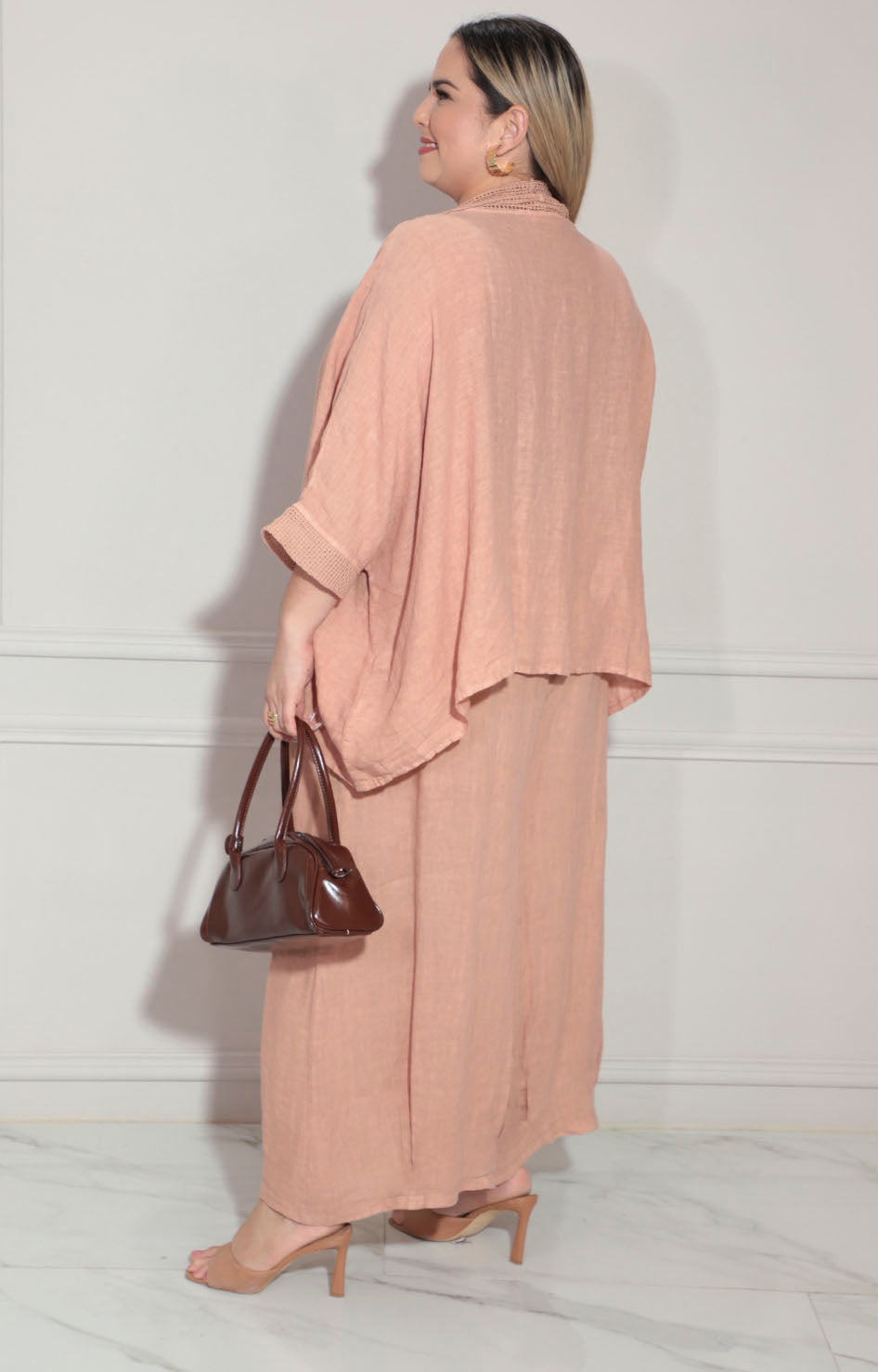 Conjunto tejido rosa - CONJUNTO Boutiquemirel 