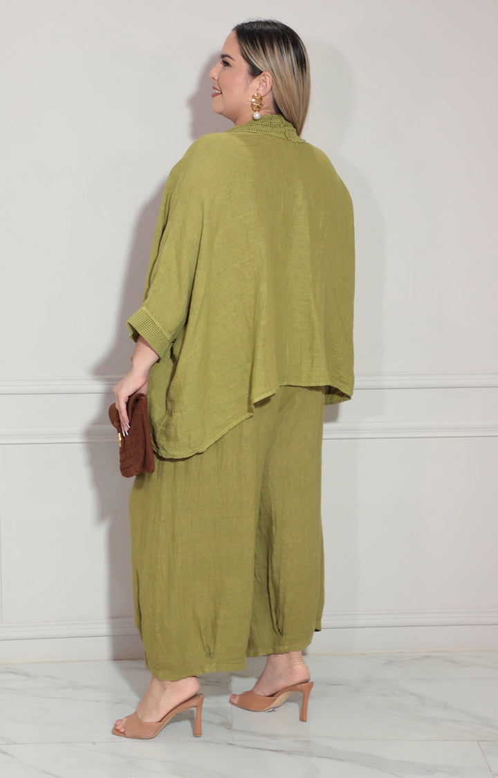 Conjunto verde pistache - CONJUNTO Boutiquemirel 