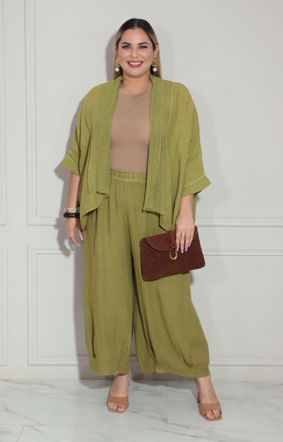 Conjunto verde pistache - CONJUNTO Boutiquemirel 