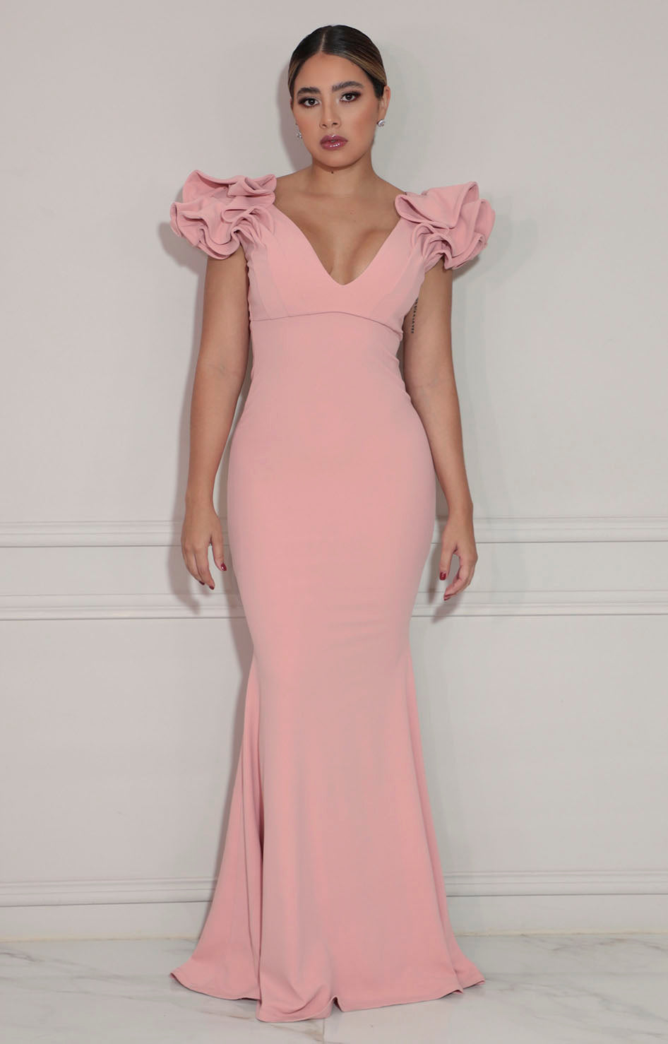 Vestido formal rosa - VESTIDO Boutiquemirel 