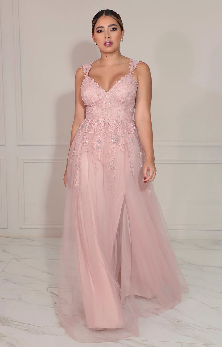 Vestido de gala rosa - VESTIDO Boutiquemirel 