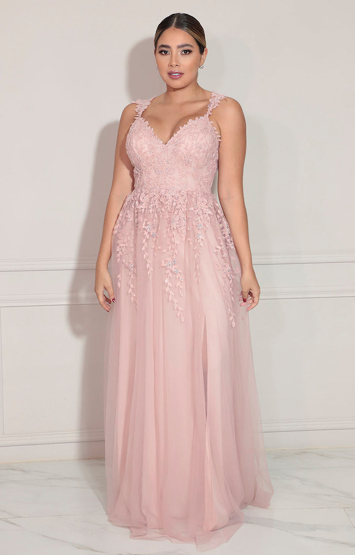 Vestido de gala rosa - VESTIDO Boutiquemirel 