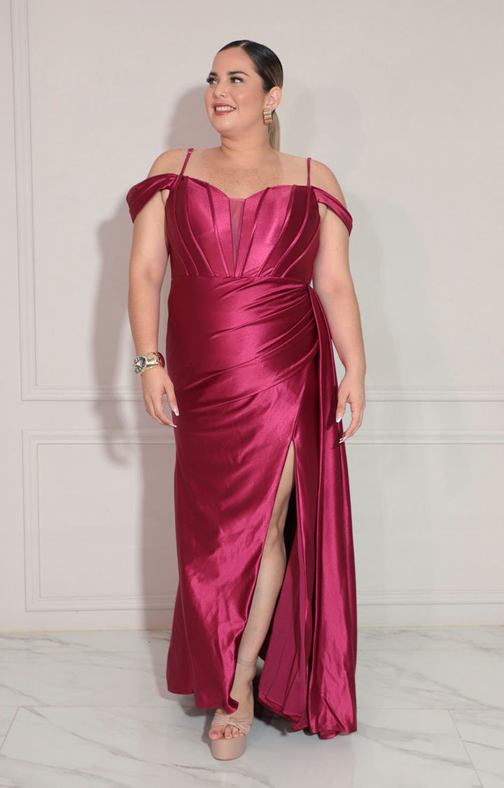 Vestido magenta de gala - VESTIDO XL Boutiquemirel 