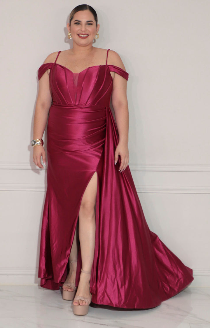 Vestido magenta de gala - VESTIDO XL Boutiquemirel 