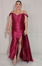 Vestido magenta de gala - VESTIDO XL Boutiquemirel 