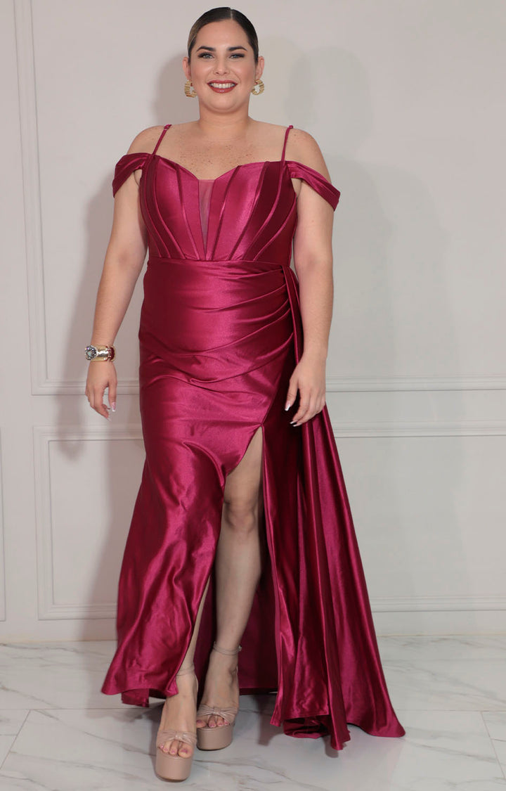 Vestido magenta de gala - VESTIDO XL Boutiquemirel 