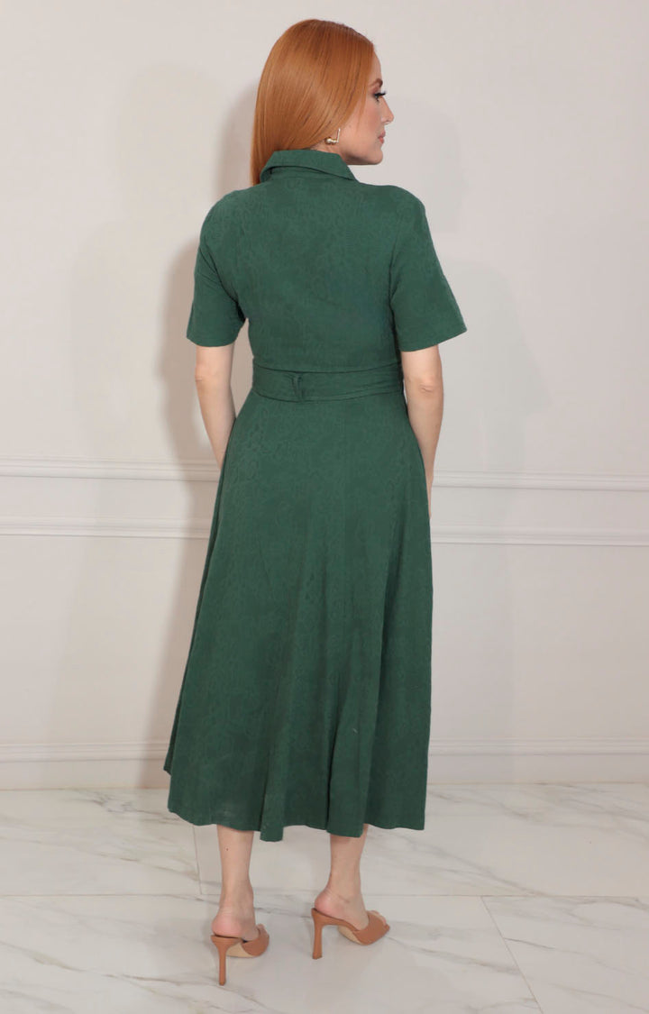 Vestido camisero verde - VESTIDO Boutiquemirel 