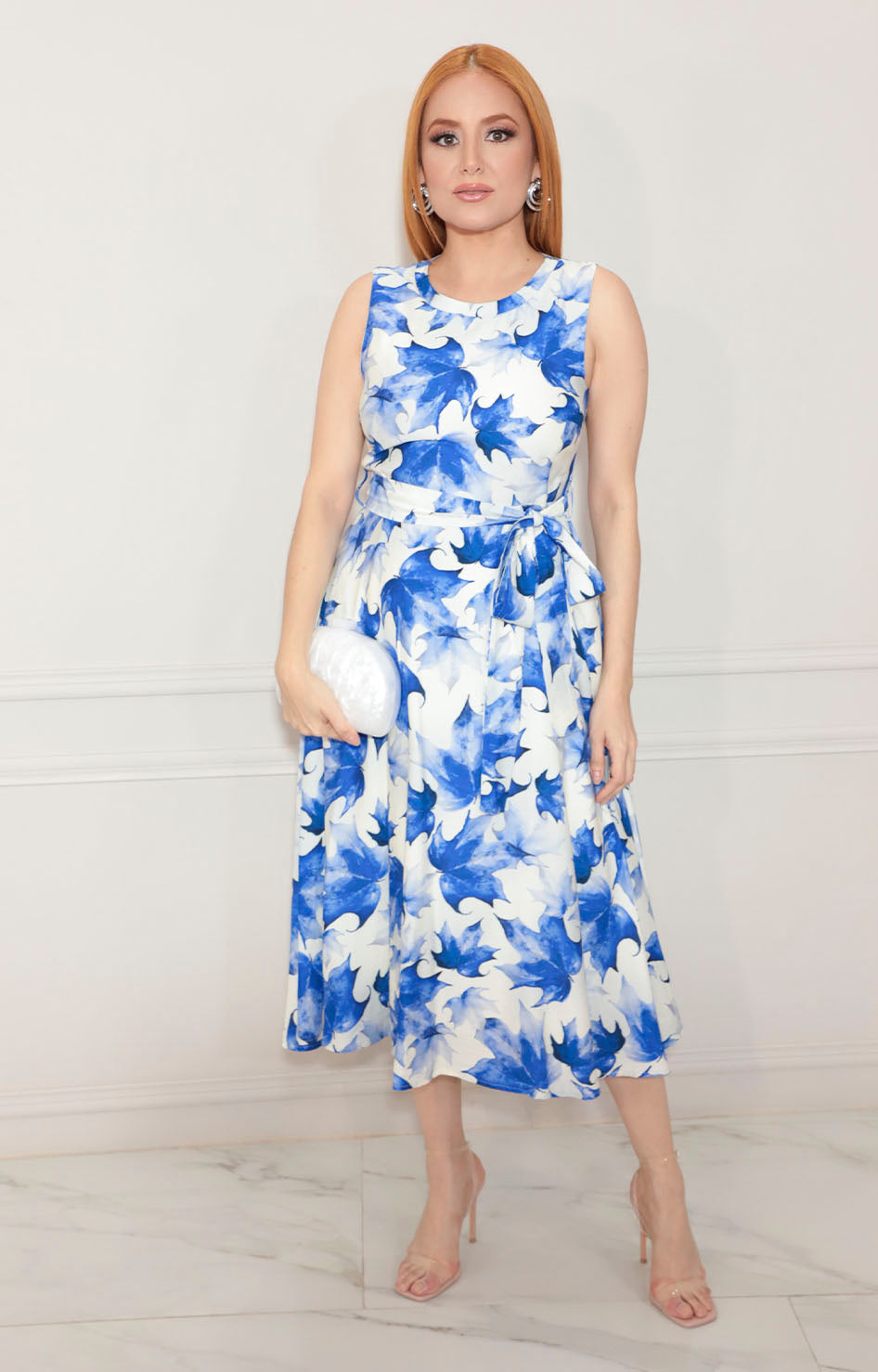 Vestido blanco con flores - VESTIDO Boutiquemirel 