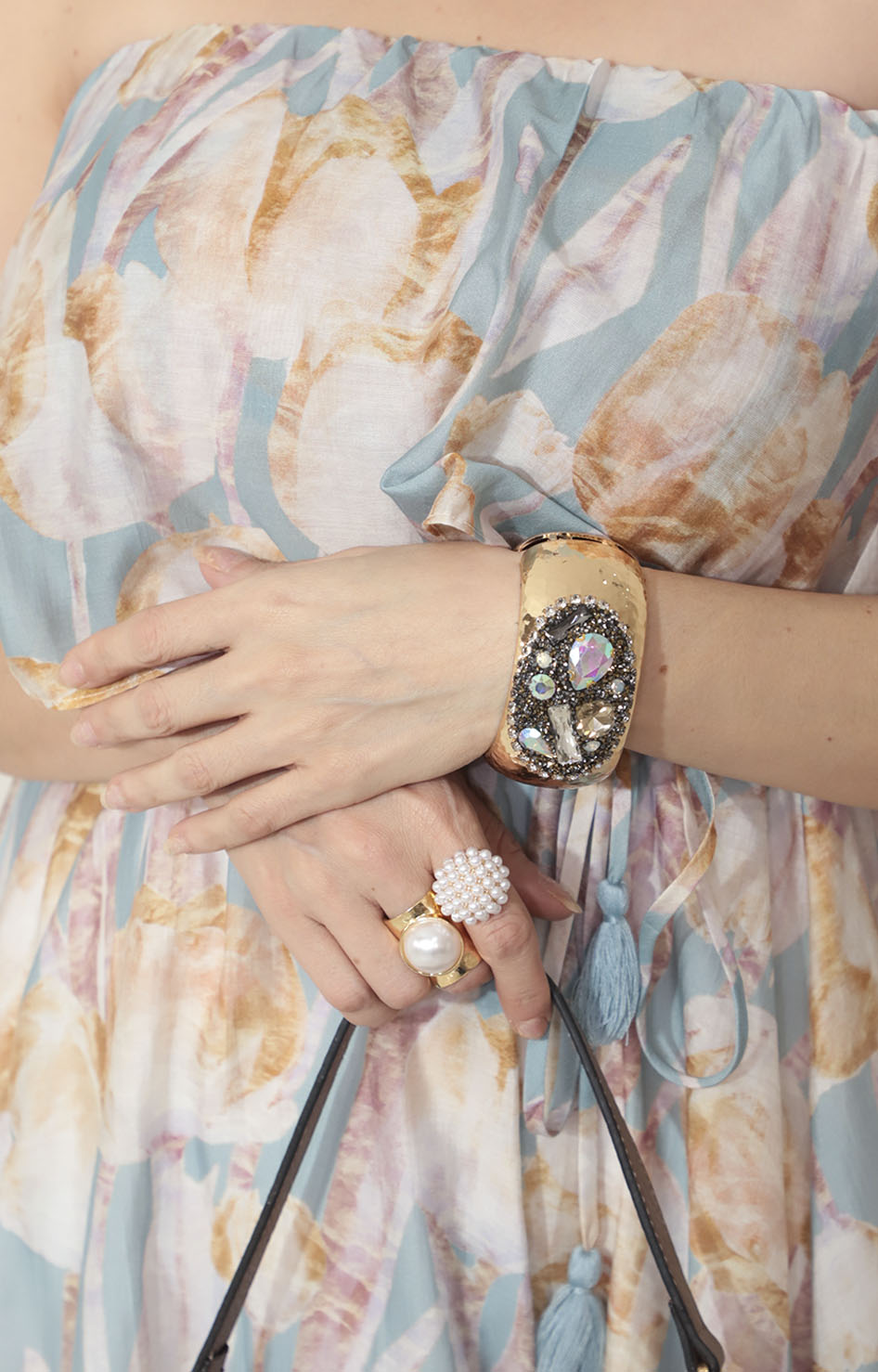 Vestido azul strapless - VESTIDO Boutiquemirel 