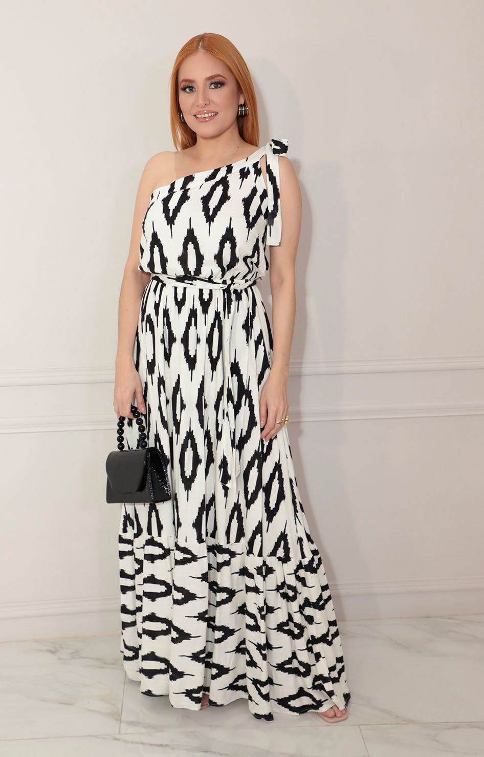 Vestido blanco estampado - VESTIDO Boutiquemirel 