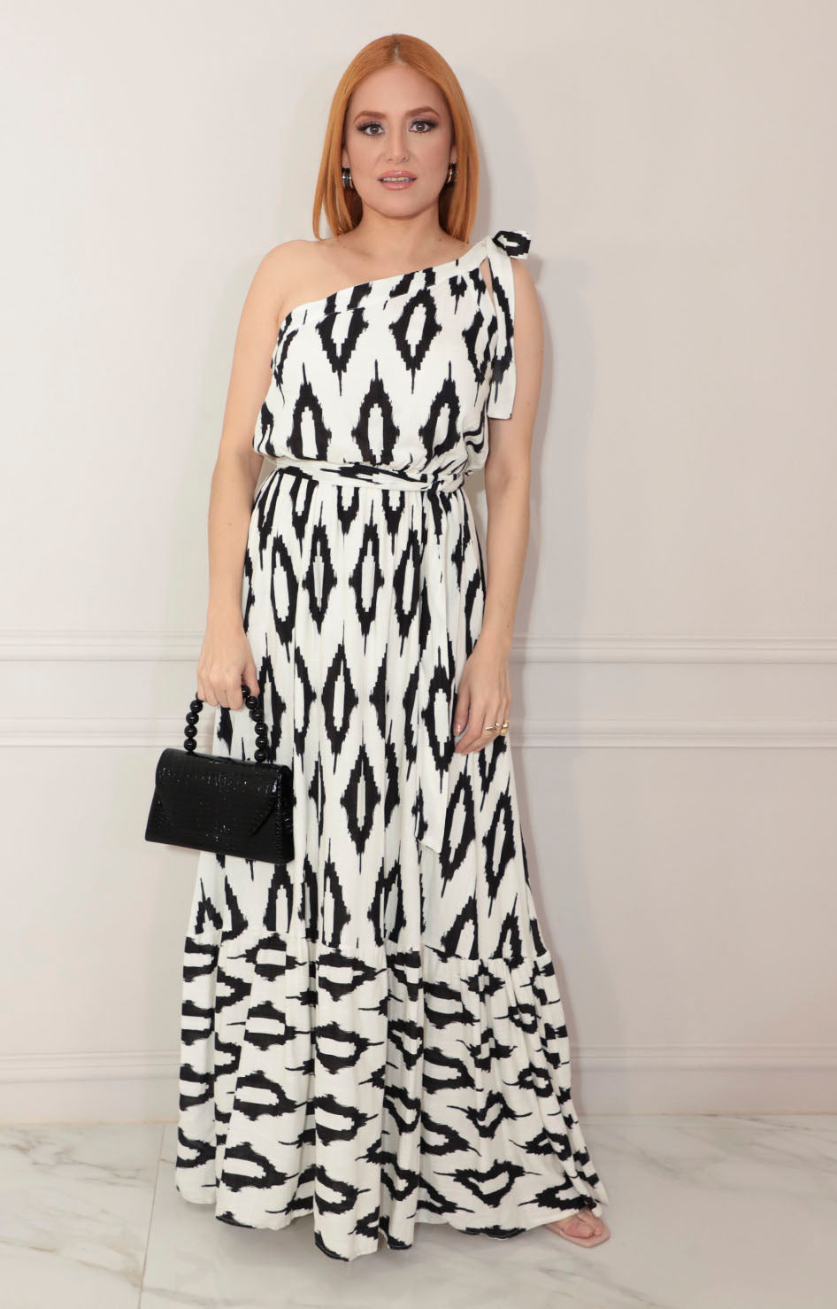 Vestido blanco estampado - VESTIDO Boutiquemirel 