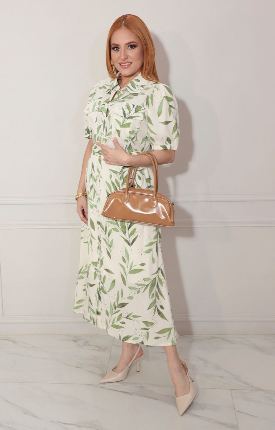 Vestido beige con lazo - VESTIDO Boutiquemirel 