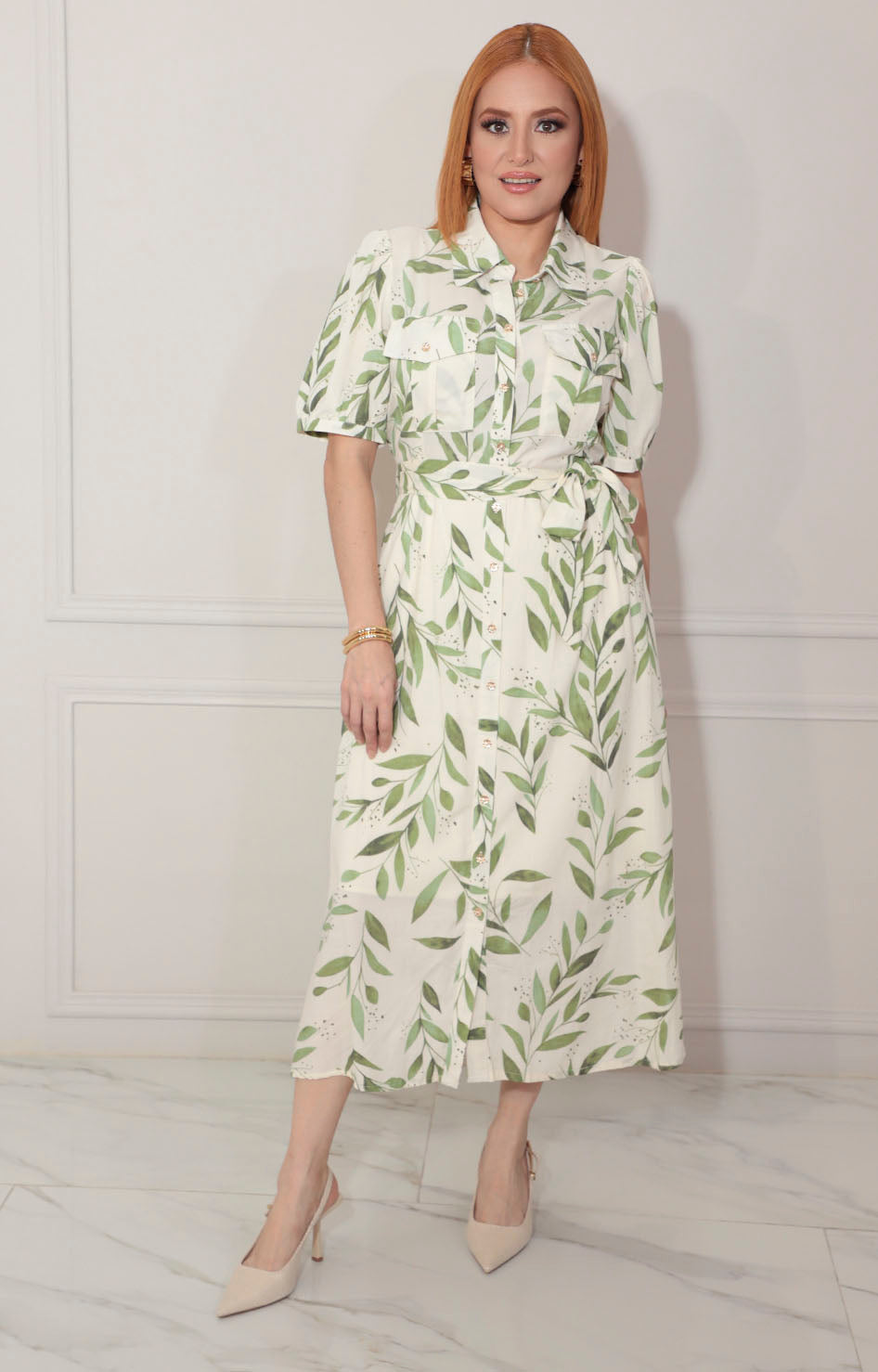 Vestido beige con lazo - VESTIDO Boutiquemirel 