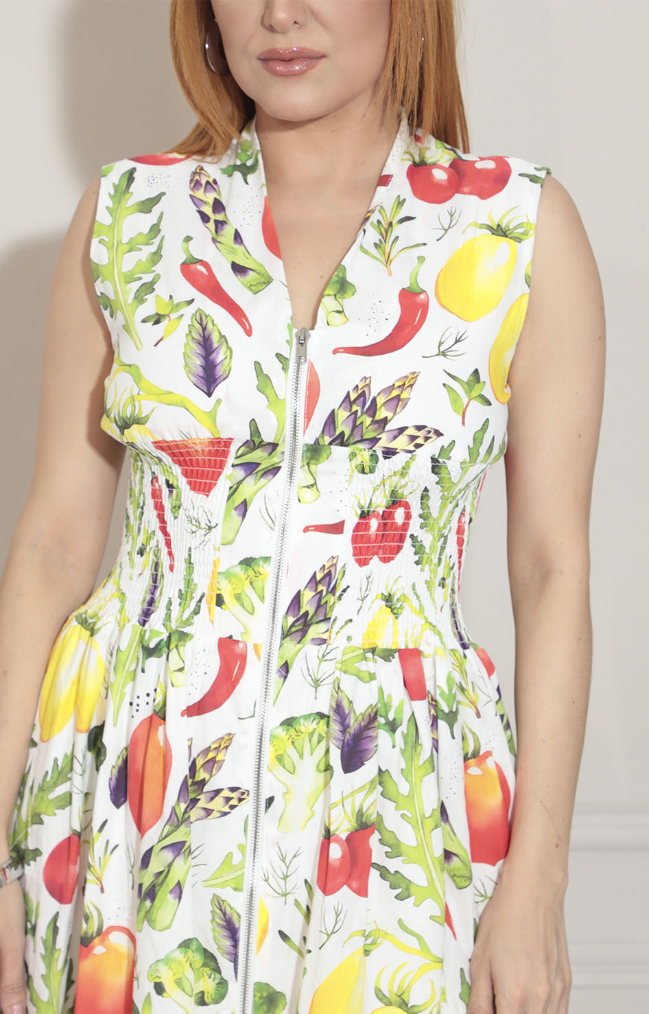 Vestido blanco estampado - VESTIDO Boutiquemirel 